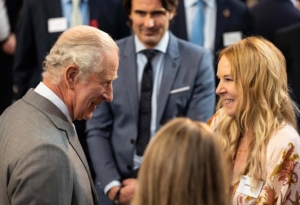 Sarah meets HRH The Prince of Wales at COP26